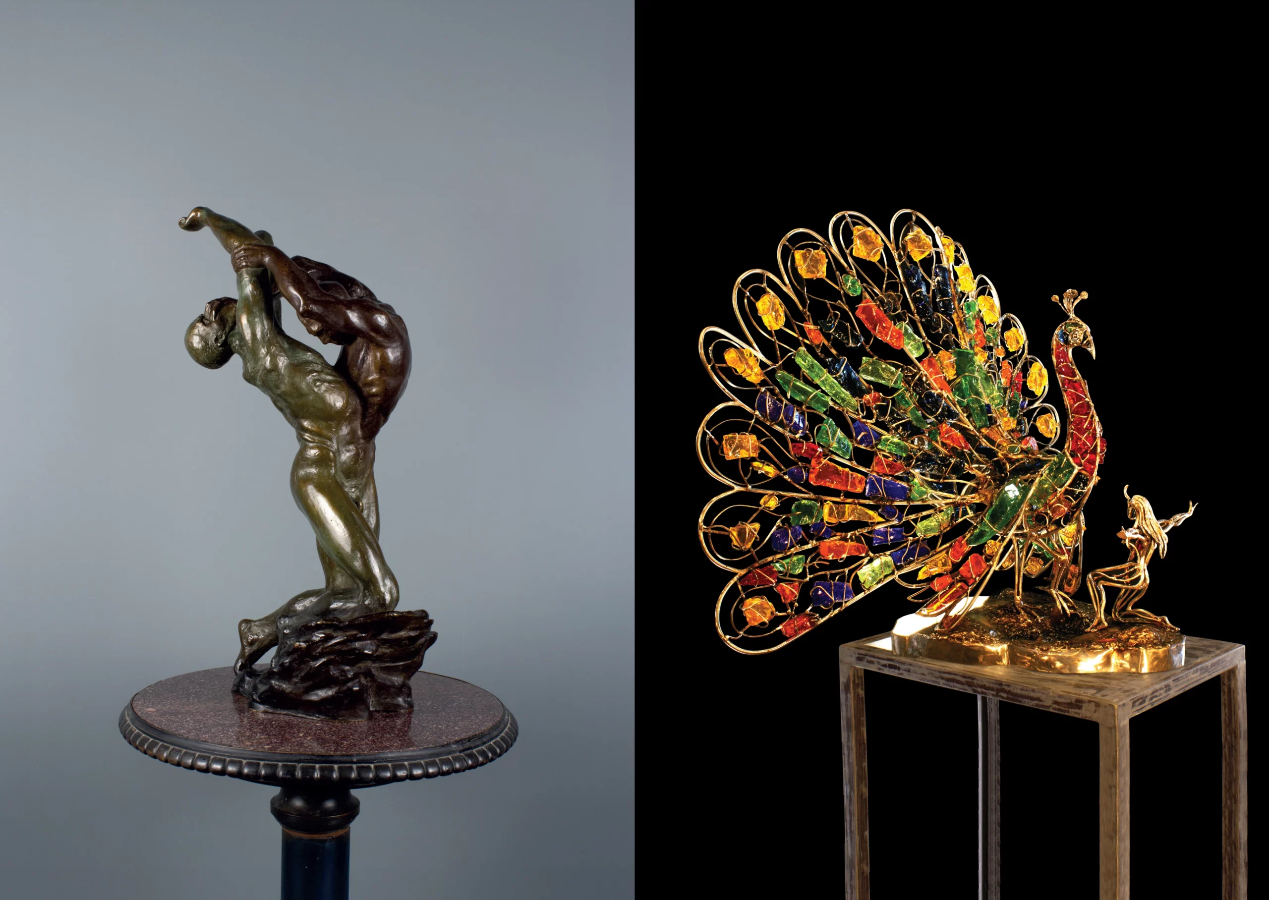 Exposition de sculptures « Les 2 François » à Orléans – Galerie Tour Saint-Eienne